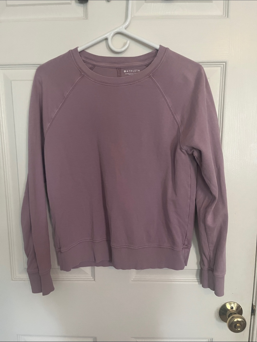 Athleta Lavender Crewneck Sweatshirt